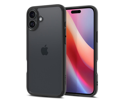 Etui do telefonów SPIGEN Ultra Hybrid do iPhone 16 Plus Matte Black ACS08072